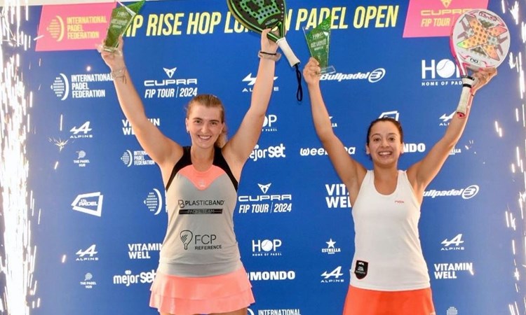 Champions at the 2024 HOP Padel Open
