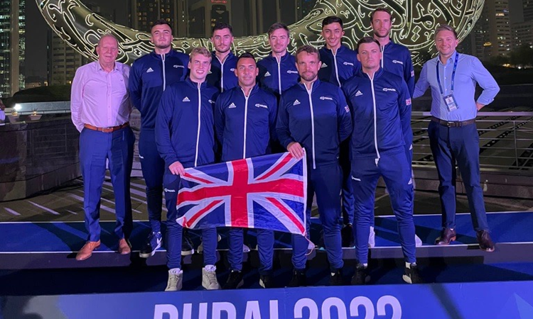 GB men's padel team at the World Padel Championships