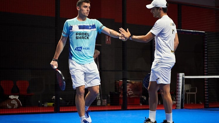 Christian Medina Murphy on court high five