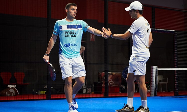 Christian Medina Murphy on court high five