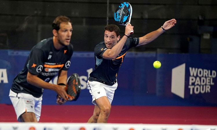 Players on court at the World Padel Tour