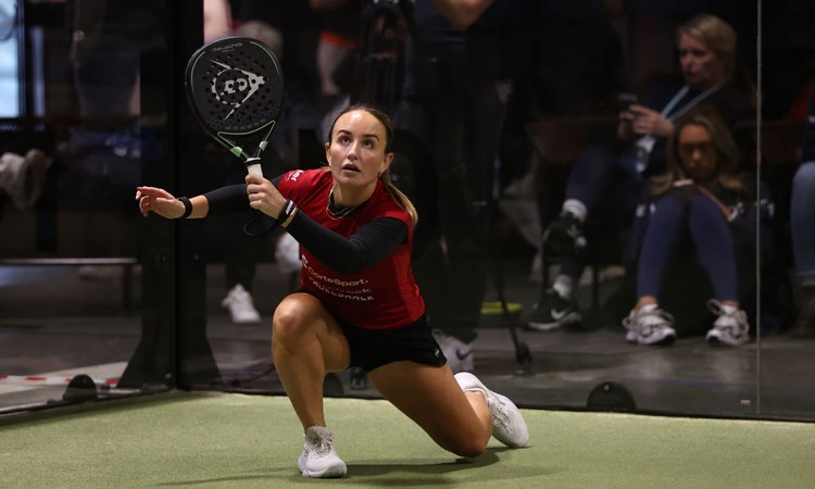 British No.1 Aimee Gibson inspiring the next generation of women and girls in padel
