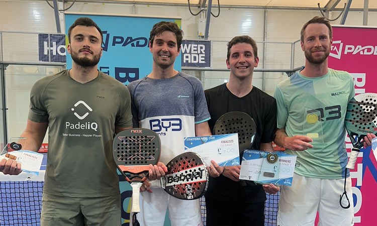 Alfonso Patacho and Chris Salisbury crowned champions at LTA Padel British Tour event in Stratford
