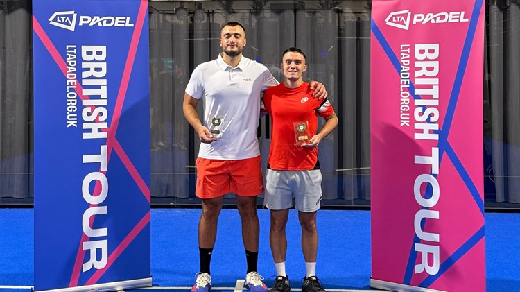 Louie Harris claims title as LTA Padel British Tour continues in London