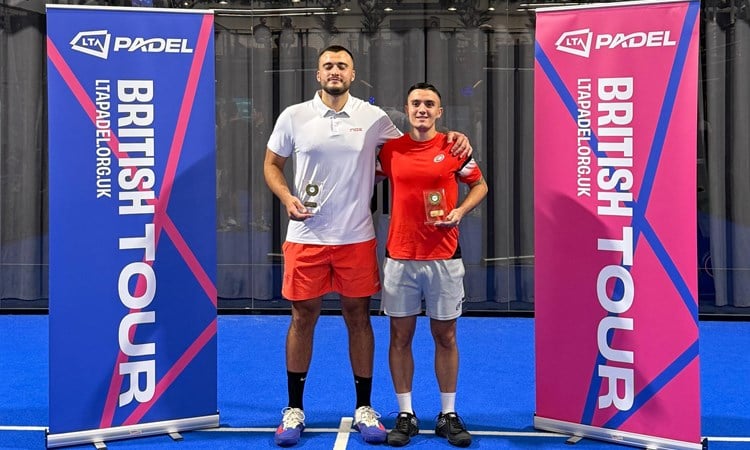 Louie Harris claims title as LTA Padel British Tour continues in London