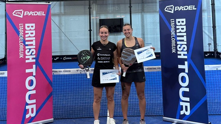 Brits crowned champions at the seventh LTA Padel British Tour Grade 1 event of 2025 in London