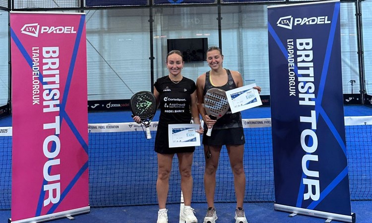 Brits crowned champions at the seventh LTA Padel British Tour Grade 1 event of 2025 in London