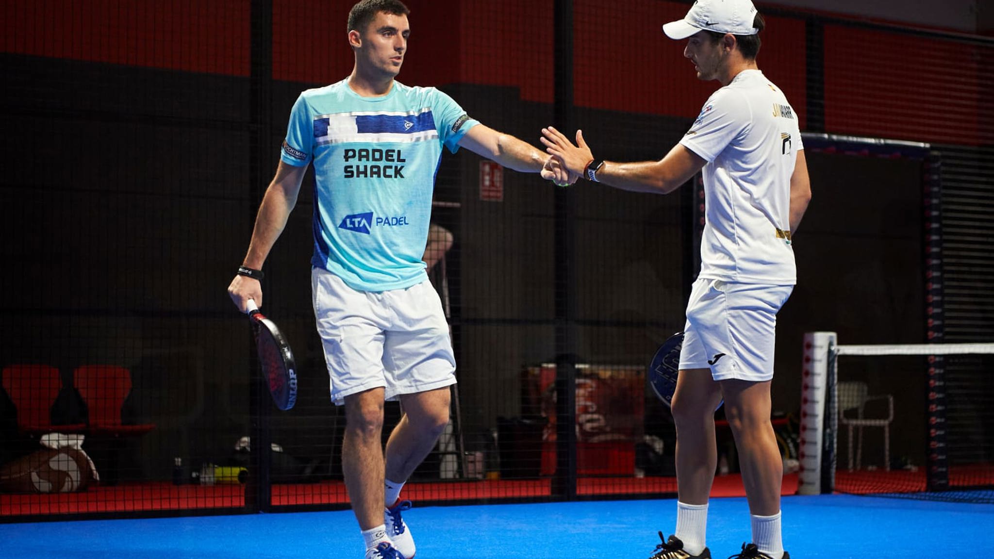 Christian Medina Murphy on court high five