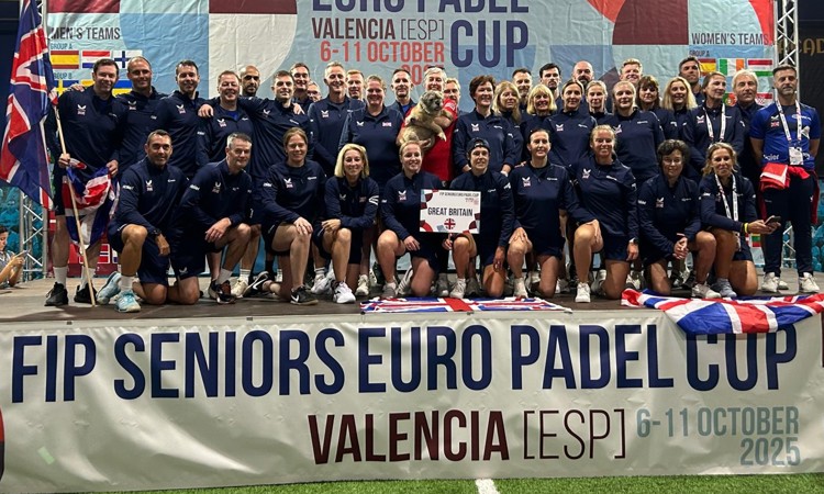 Great Britain deliver strong results at the 2025 FIP Senior Euro Padel Cup