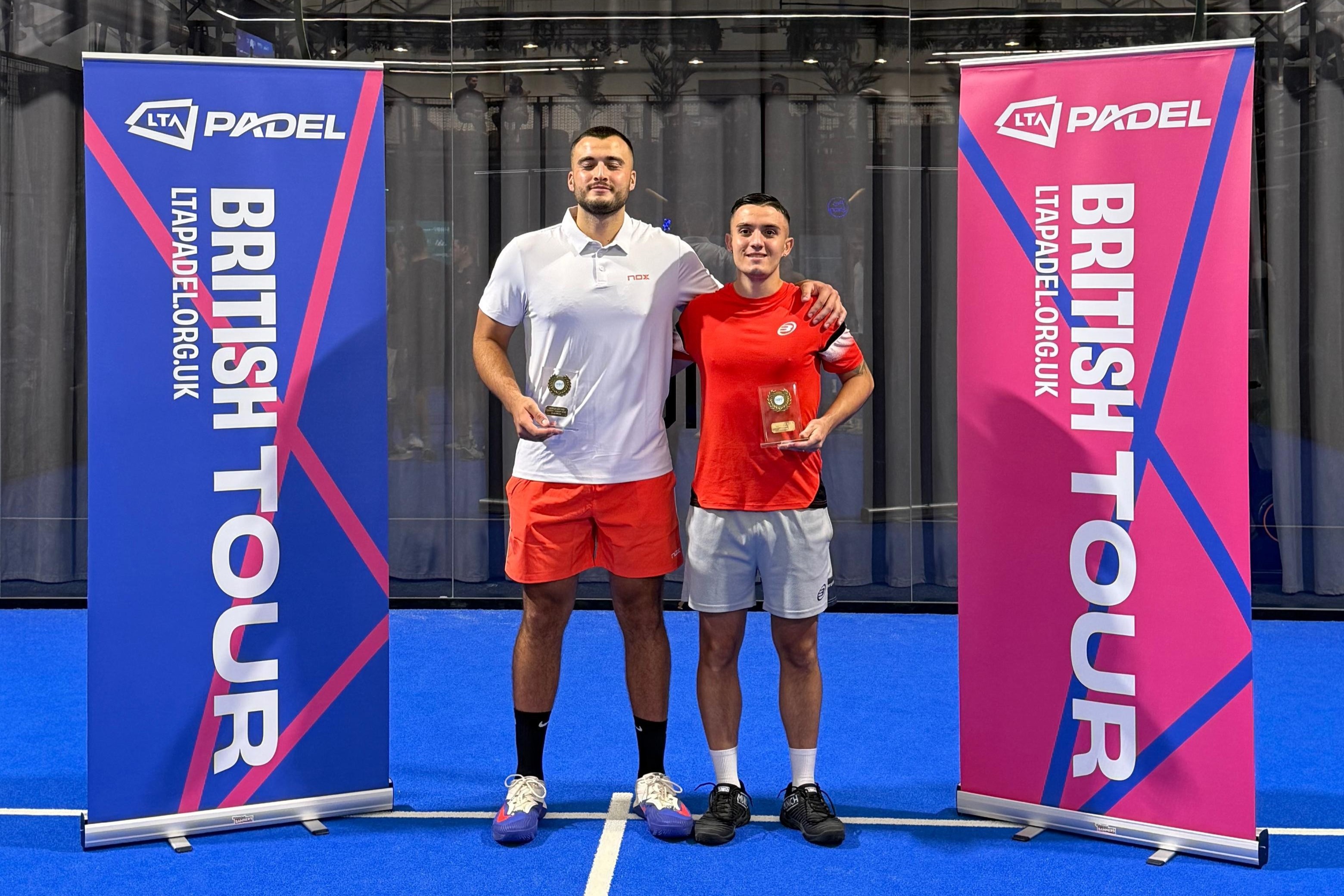 Louie Harris claims title as LTA Padel British Tour continues in London