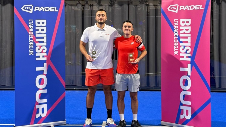 Louie Harris claims title as LTA Padel British Tour continues in London