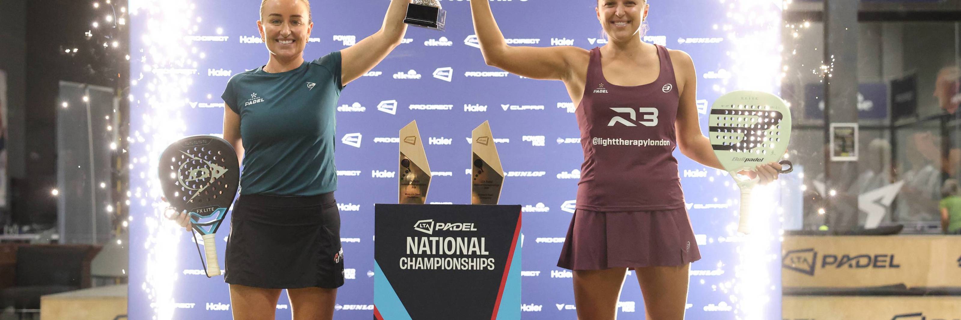 British champions at LTA Padel National Championships
