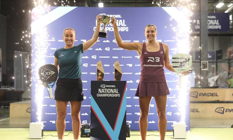 Britain's top-ranked stars lift titles at the LTA Padel National Championships