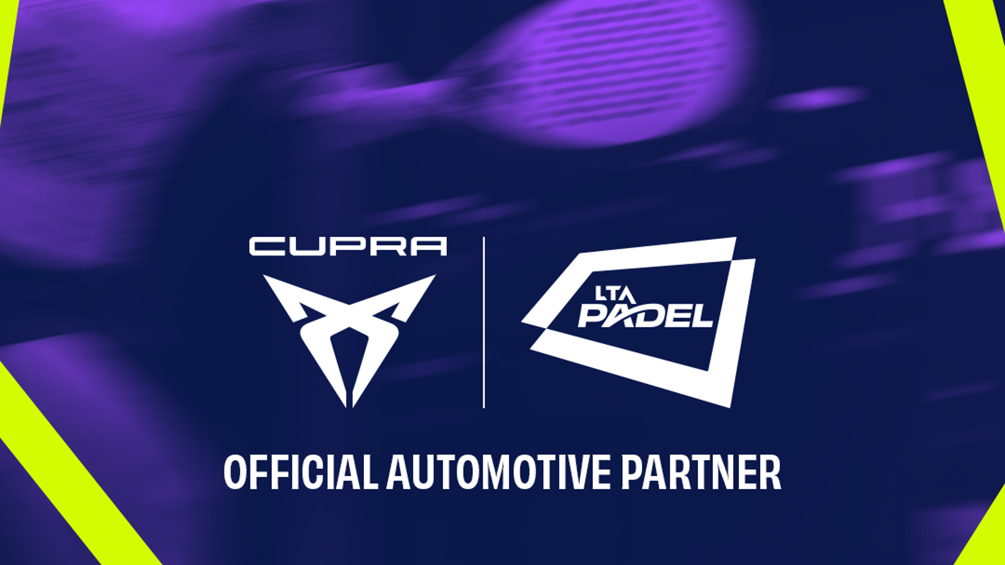 CUPRA accelerates commitment to padel with LTA Padel partnership